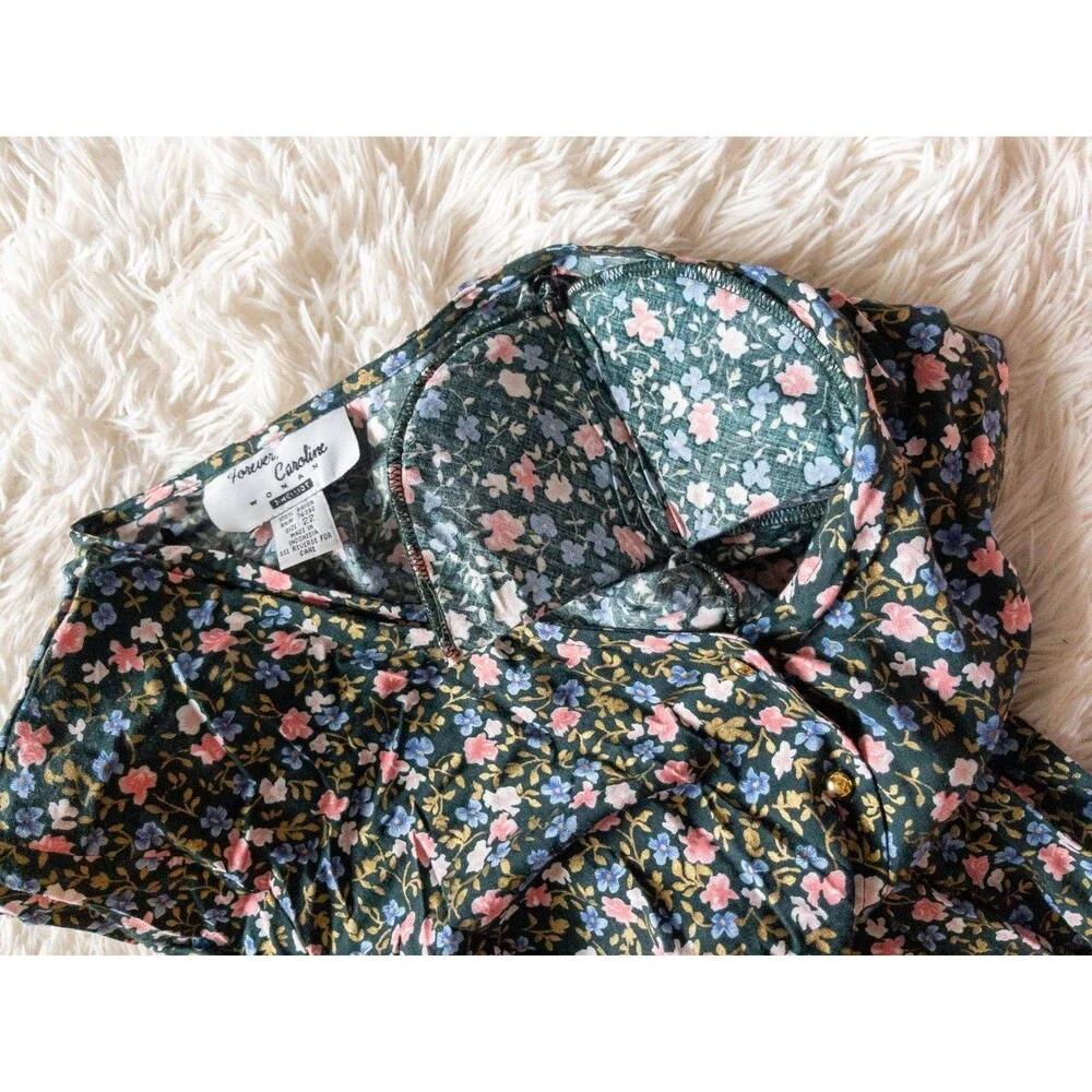 Vintage Forever Caroline by Jim Elliot Floral Mid Length Plus Size Dress size 22 - Picture 5 of 8